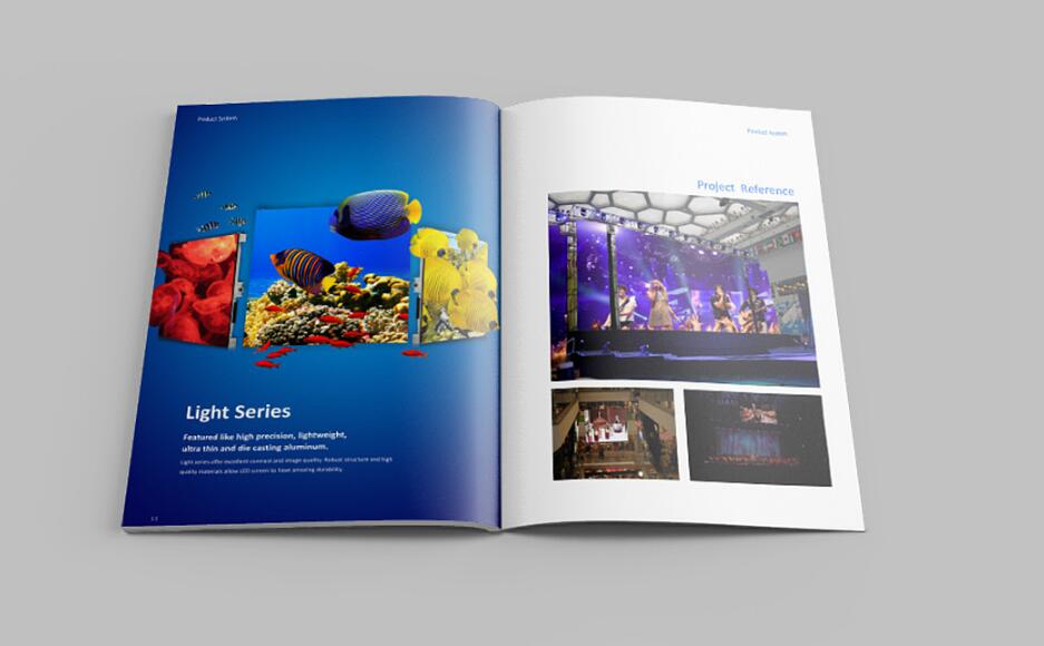 LED顯示屏行業畫冊設計案例欣賞 LED顯示屏行業畫冊設計案例欣賞