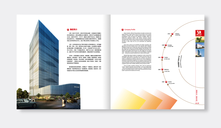 集團(tuán)30周年紀(jì)念冊設(shè)計