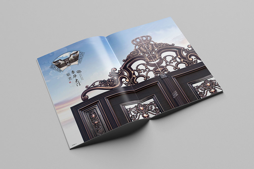 別墅鋁制圍欄產品冊設計,別墅建材產品冊設計 別墅鋁制圍欄產品冊設計,別墅建材產品冊設計