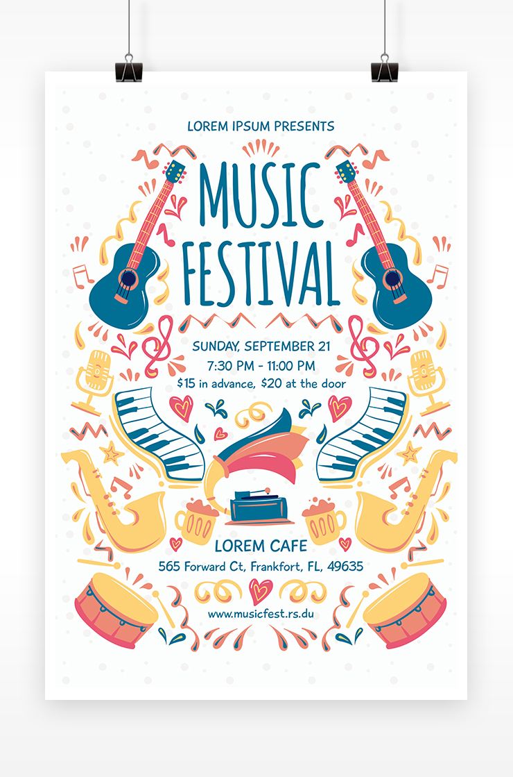 音樂(lè)節(jié)海報(bào)設(shè)計(jì)有哪些要點(diǎn)？海報(bào)設(shè)計(jì)有哪些注意事項(xiàng)？