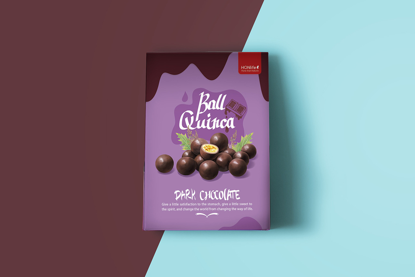 食品包裝設(shè)計，酸奶藜麥素巧克力藜麥素